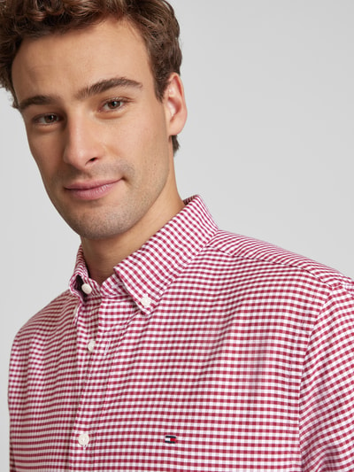 Tommy Hilfiger Regular fit vrijetijdsoverhemd met button-downkraag, model 'HERITAGE' Rood - 3