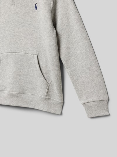 Polo Ralph Lauren Kids Hoodie met logostitching Middengrijs gemêleerd - 2
