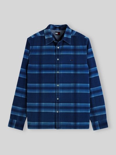 Tommy Jeans Regular Fit Freizeithemd mit Cordstruktur Dunkelblau 2