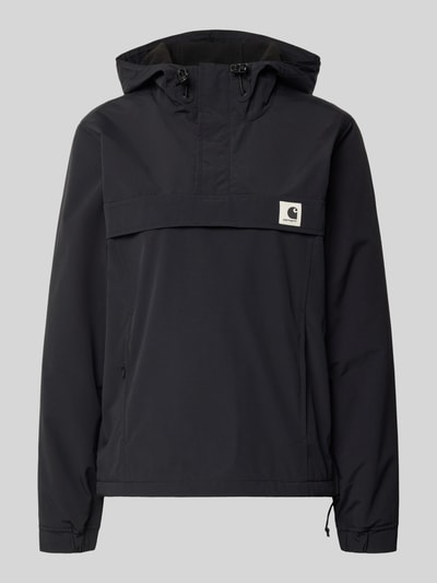 Carhartt Work In Progress Regular fit windbreaker met logopatch, model 'Nimbus' Zwart - 2