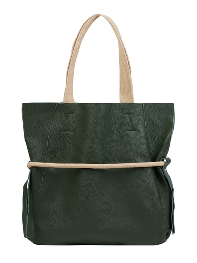 Lara Lauren Shopper aus Leder Modell 'Boho' Oliv 5