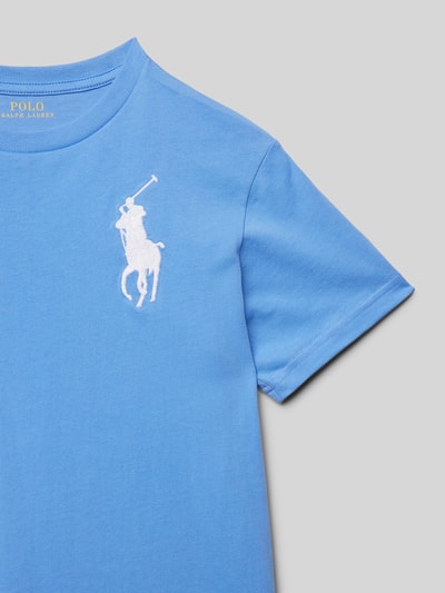 Polo Ralph Lauren Teens T-Shirt mit Label-Stitching Royal 2