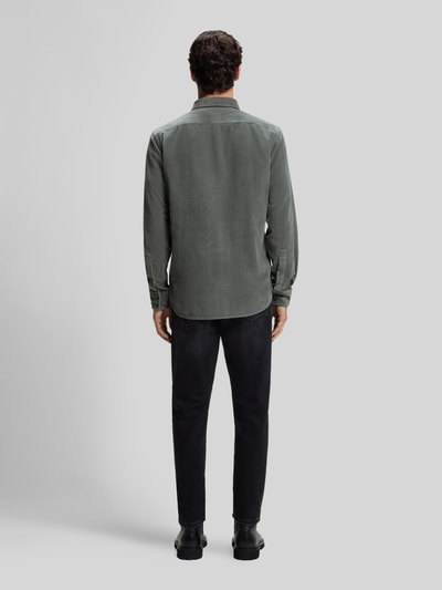 BOSS Orange Regular Fit Freizeithemd aus reiner Baumwolle Modell 'Relegant' Khaki 5