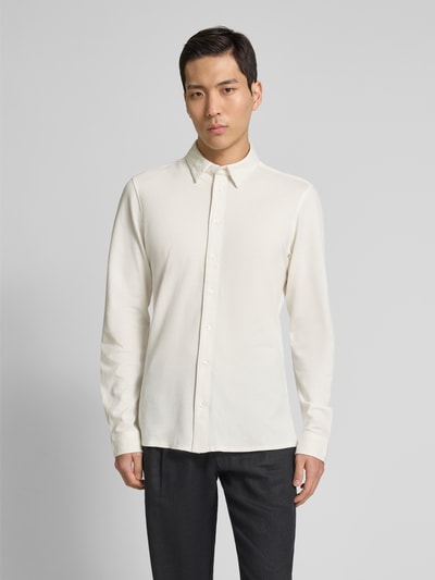Casual Friday Slim Fit Freizeithemd mit Kentkragen Modell 'ARTHUR' Offwhite 4