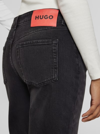 HUGO Flared jeans in 5-pocketmodel Antraciet - 3