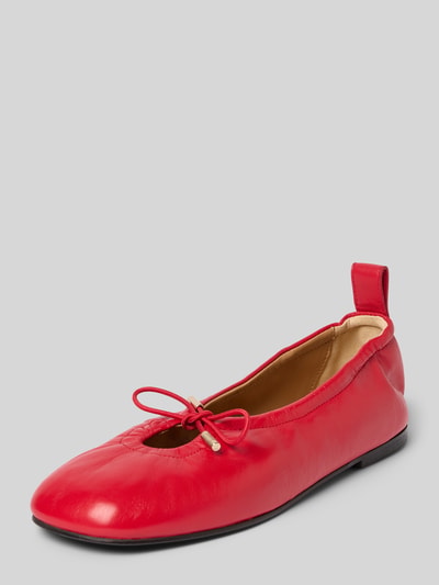 ALOHAS Ballerina mit Ziernaht Modell 'ROSALIND' Rot 1