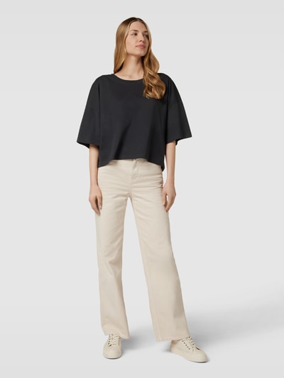 Marc O'Polo T-Shirt mit Rundhalsausschnitt Modell 'Essentials' Black 1