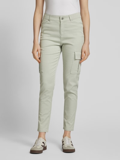 Christian Berg Woman Skinny Fit Cargohose mit Gürtelschlaufen Schilf 4