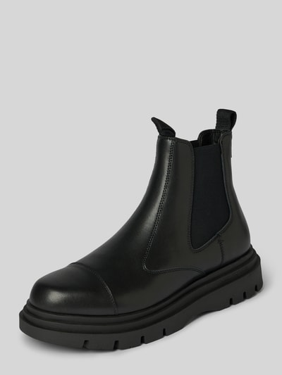 ARMANI EXCHANGE Chelsea Boots aus echtem Leder Modell 'ANGRY ACTION' Black 1