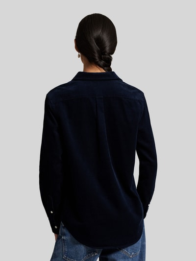 Polo Ralph Lauren Regular Fit Hemdbluse aus reiner Baumwolle Marine 5