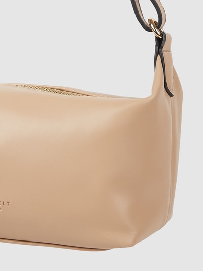 Seidenfelt Handtasche in Leder-Optik Modell 'Nees' Sand 2