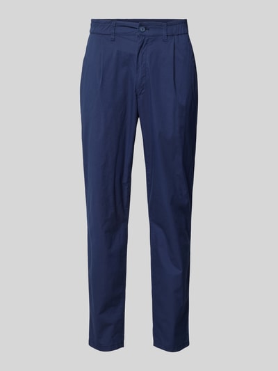 Brax Broek met steekzakken, model 'TINO' Marineblauw - 2