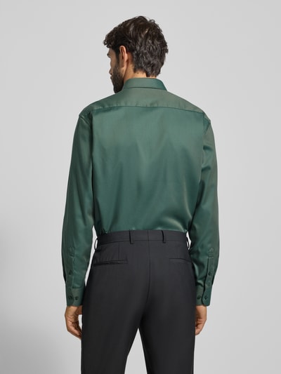 ETERNA Comfort Fit Businesshemd mit Knopfleiste Dunkelgruen 5