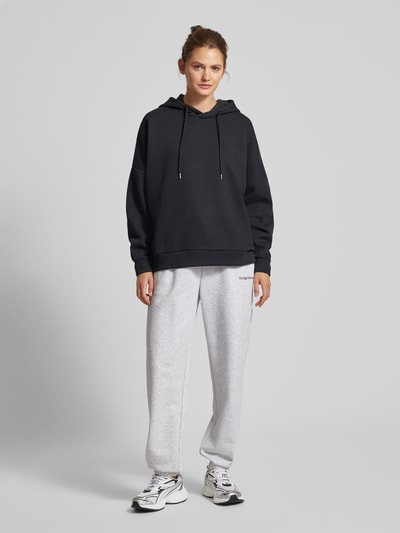 TheJoggConcept Sweatpants mit Label-Print Modell 'JCSAJA' Hellgrau 1