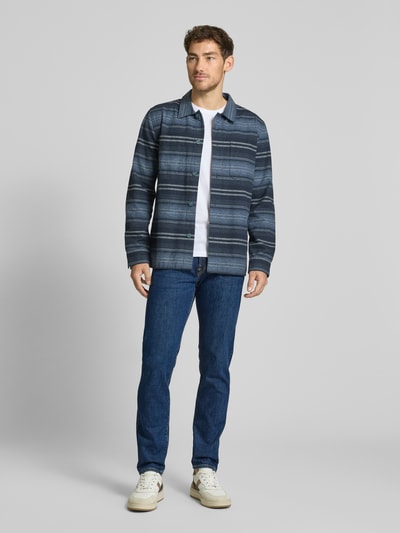 Paul Smith Tapered Fit Jeans mit Eingrifftaschen Dunkelblau 1