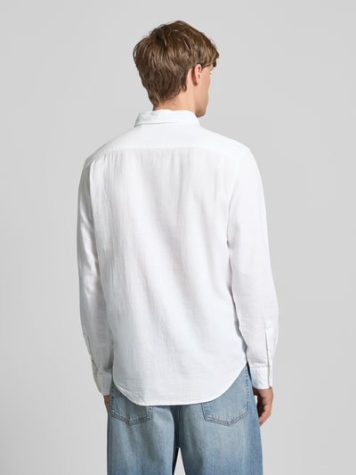 Levi's® Regular Fit Freizeithemd mit Kentkragen Modell 'SUNSET' Weiss 5