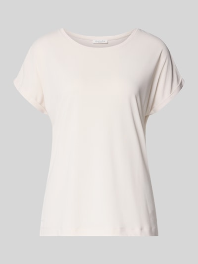 Productfoto, Regular Fit T-shirt met ronde hals van Christian Berg Woman van modalmix, vaste mouwboorden, ruglengte bij maat S 64 cm, dames