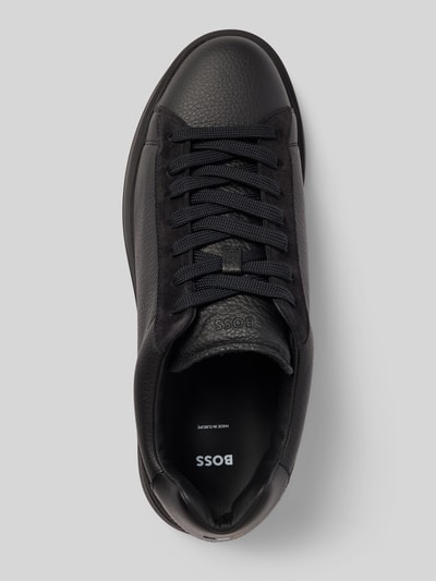 BOSS Lage sneakers van echt runderleer, model 'BULTON_RUNN'  - 3