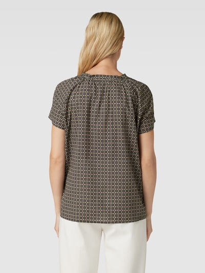 Marc O'Polo Blusenshirt aus Baumwolle mit Allover-Muster Sand 5