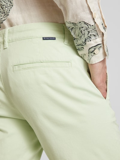 Tom Tailor Slim Fit Chinoshorts mit Eingrifftaschen Mint 3