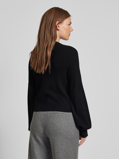 Vero Moda Pullover met extra brede schouders, model 'NANCY' Zwart - 5