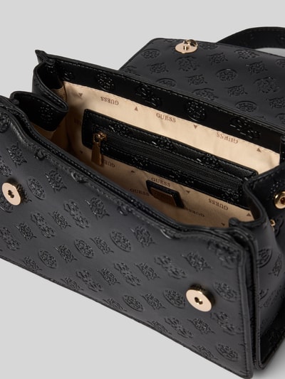 Guess Handtasche mit Label-Applikation Modell 'PHOEBE' Black 5