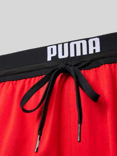 Puma Zwembroek met elastische band met logo Rood - 2