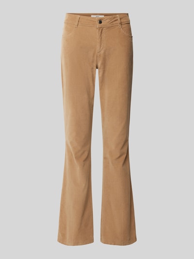 Brax Bootcut chino met structuurmotief, model 'Style. Shakira' Beige - 2