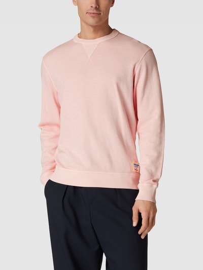 Scotch & Soda Sweatshirt mit Stehkragen Hellrosa 4