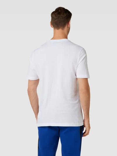 BOSS Green T-Shirt aus Baumwolle mit Label-Detail Weiss 5