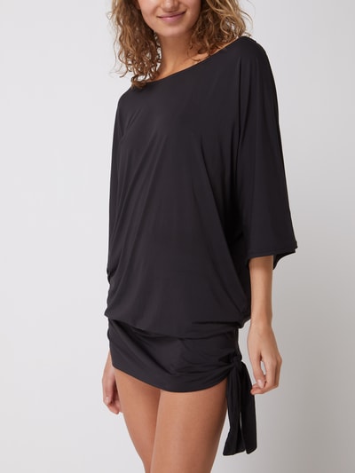 MICHAEL Michael Kors Schwimmshirt mit U-Boot-Ausschnitt Schwarz 3
