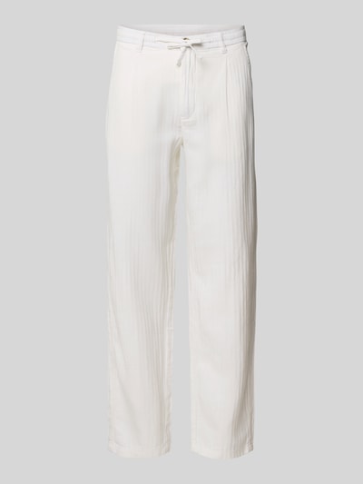 Lindbergh Relaxed fit van een mix van katoen en linnen met steekzakken Wit - 2