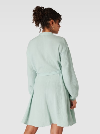 Only Hemdblusenkleid aus Baumwolle mit Bindegürtel Modell 'THYRA' Mint 5