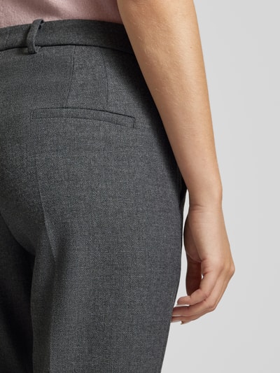 Cambio Stoffen broek met verkorte pasvorm, model 'KRYSTAL' Donkergrijs - 3