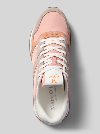 Produktfoto, Sneaker mit Logo Detail Modell 'MAXIMA' von Marc O'Polo, Mehrfarbig, Schuhspitze: abgerundet, Applikation: Logo-Detail, Absatzform: flach, Verschluss: Schnürung