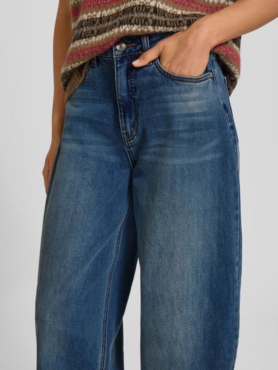 Gestuz Barrel fit jeans in used-look Jeansblauw - 3