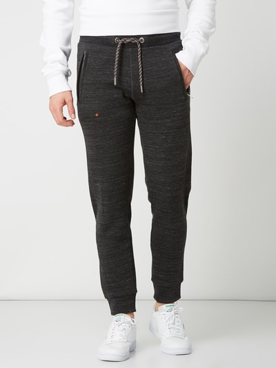 Superdry Joggingbroek met logodetails  Zwart - 4