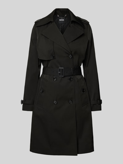 BOSS Trenchcoat mit Reverskragen Modell 'Conry' Black 2