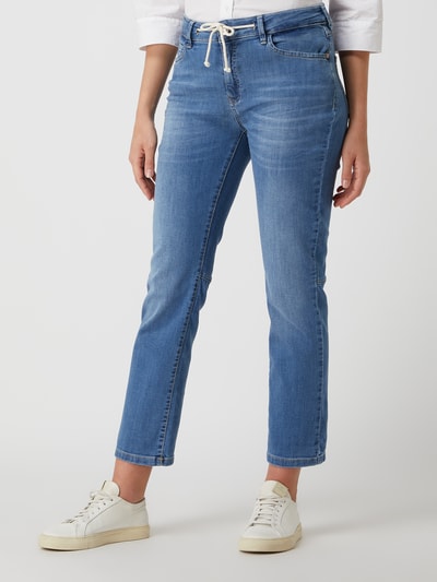 OPUS Straight Fit Jeans mit Stretch-Anteil Modell 'Louis' Jeansblau 4