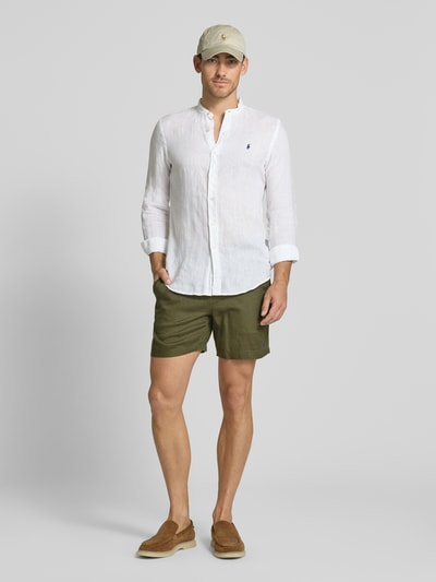 Polo Ralph Lauren Classic Fit Shorts mit Logo-Stitching Khaki 1