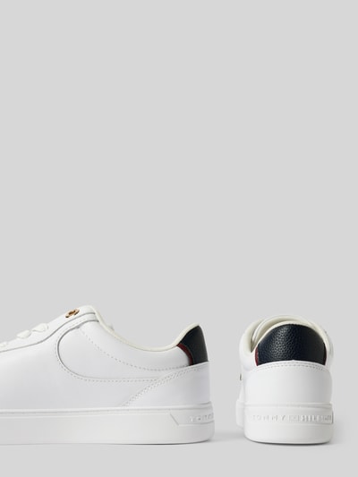 Tommy Hilfiger Sneaker aus echtem Leder Weiss 2