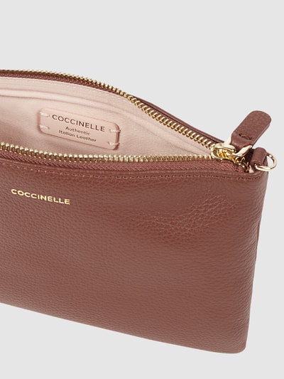 Coccinelle Crossbodytas van leer Aubergine - 6