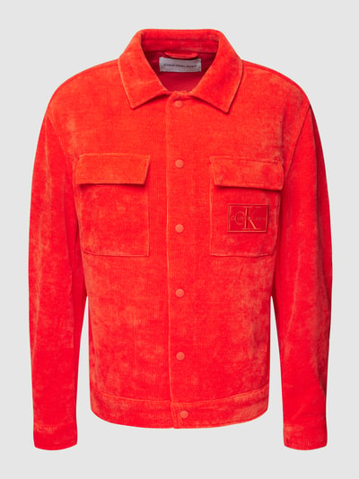 Calvin Klein Jeans Hemdjacke in Cord-Optik Modell 'CORDUROY' Orange 2