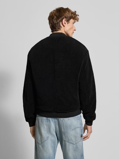 Pegador Bomberjacke aus Teddyfell mit Label-Stitching Black 5