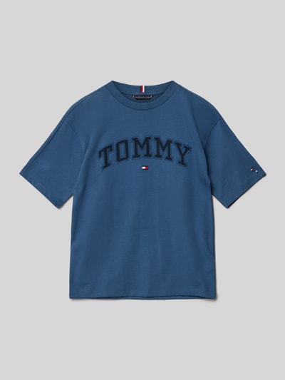 Tommy Hilfiger Teens T-shirt z okrągłym dekoltem Szaroniebieski 1