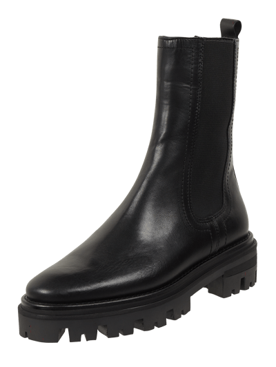 ALPE Chelsea boots met leerlook Zwart - 1