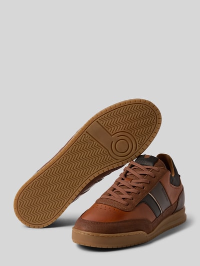 BULLBOXER Sneakers met contrastgarnering Cognac - 4
