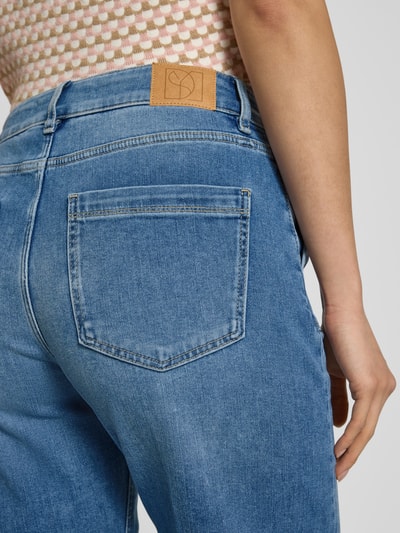 someday. Jeans mit weitem Bein und Eingrifftaschen Modell 'Carie utility' Blau 3