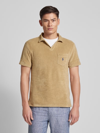 Polo Ralph Lauren Regular fit poloshirt met opgestikte borstzak Beige - 4