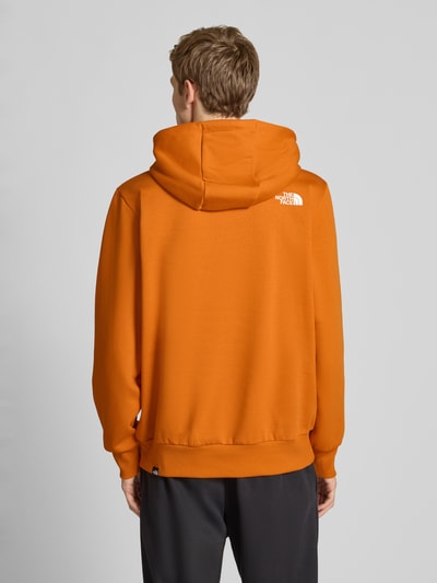 The North Face Hoodie met labelprint Oranje - 5